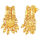 Peora Gold Plated Coin Lakshmi Necklace Set