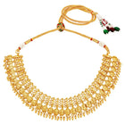Peora Gold Plated Coin Lakshmi Necklace Set
