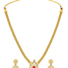 Peora Ruby Grace Necklace Set - Gold