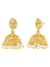 Handcrafted Pearl Laxmi Necklace Set - Gold