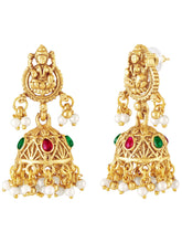 Peora Regal Traditional Lakshmi Necklace Set