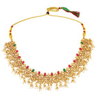 Peora Regal Traditional Lakshmi Necklace Set