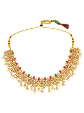 Peora Regal Traditional Lakshmi Necklace Set