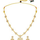 Peora Floral Radiant Petal Necklace Set - Gold