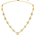 Peora Floral Radiant Petal Necklace Set - Gold