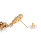 Peora Heavy Mahalakshmi Bridal Necklace Set - Gold