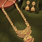 Peora Royal Bridal Necklace Set - Gold