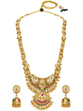 Peora Royal Bridal Necklace Set - Gold