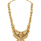 Peora Royal Bridal Necklace Set - Gold