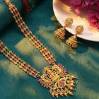Peora Royal Heritage Bridal Necklace Set - gold