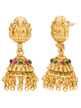 Peora Royal Heritage Bridal Necklace Set - gold