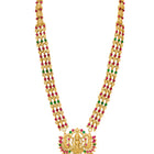 Peora Royal Heritage Bridal Necklace Set - gold