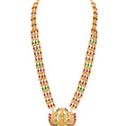 Peora Royal Heritage Bridal Necklace Set - gold