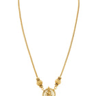 Peora Royal Temple Pearl Necklace Set - Gold
