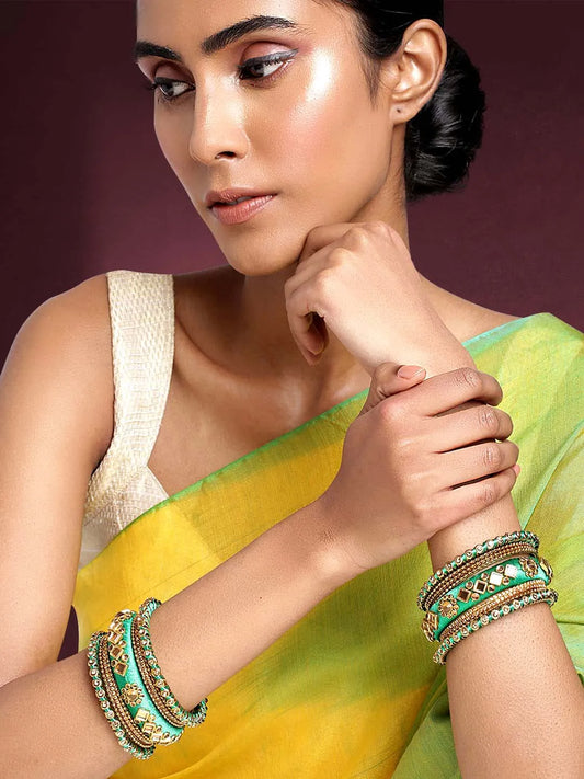 Kundan Bangles | Peora Jewellery – Royal Traditional Designs