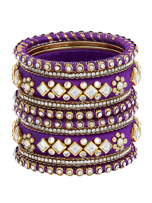 Kundan Bangles | Peora Jewellery – Royal Traditional Designs