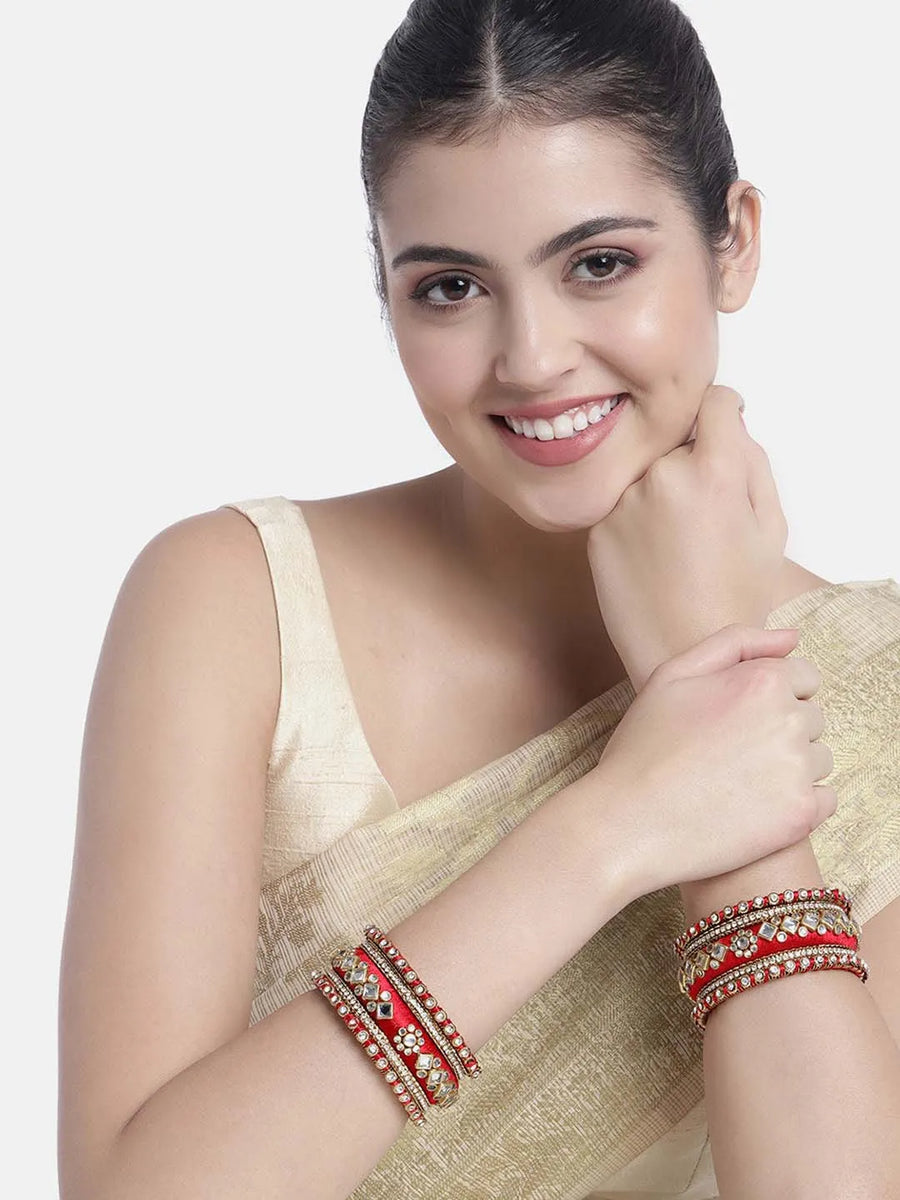 Kundan Bangles | Peora Jewellery – Royal Traditional Designs
