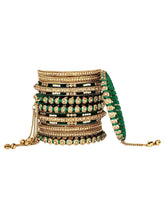 Lush Kundan Silk Thread Bangles