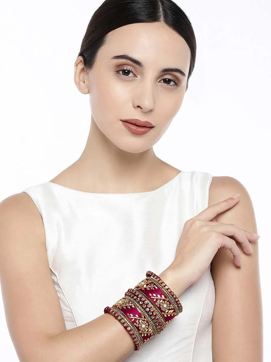 Kundan Bangles – Elegant Traditional Jewellery | Peora