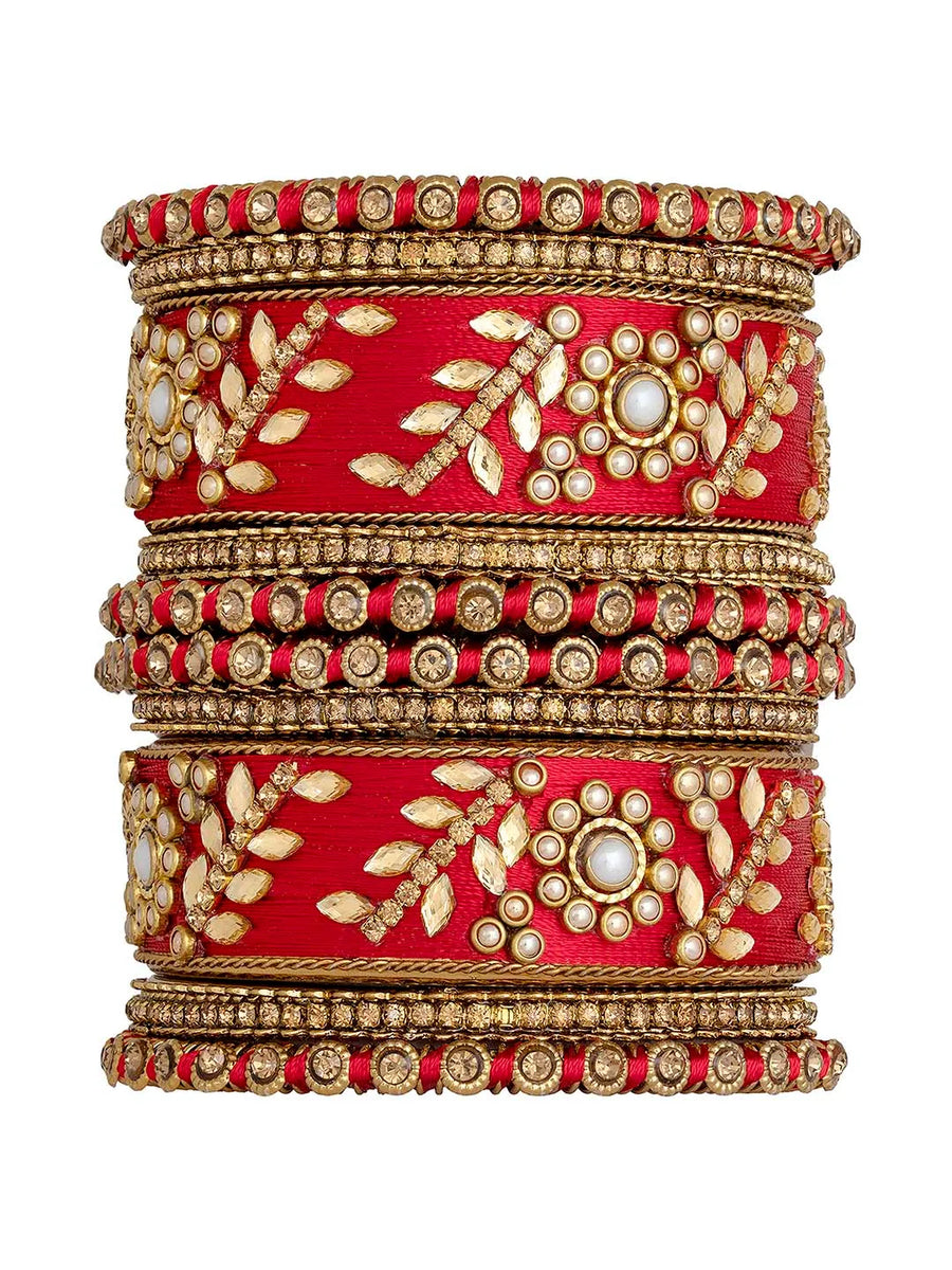 Exquisite Kundan Bangles | Peora Jewellery - Traditional Elegance
