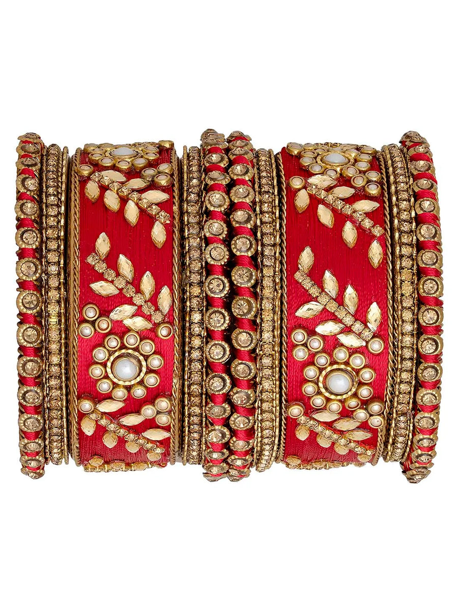 Exquisite Kundan Bangles | Peora Jewellery - Traditional Elegance