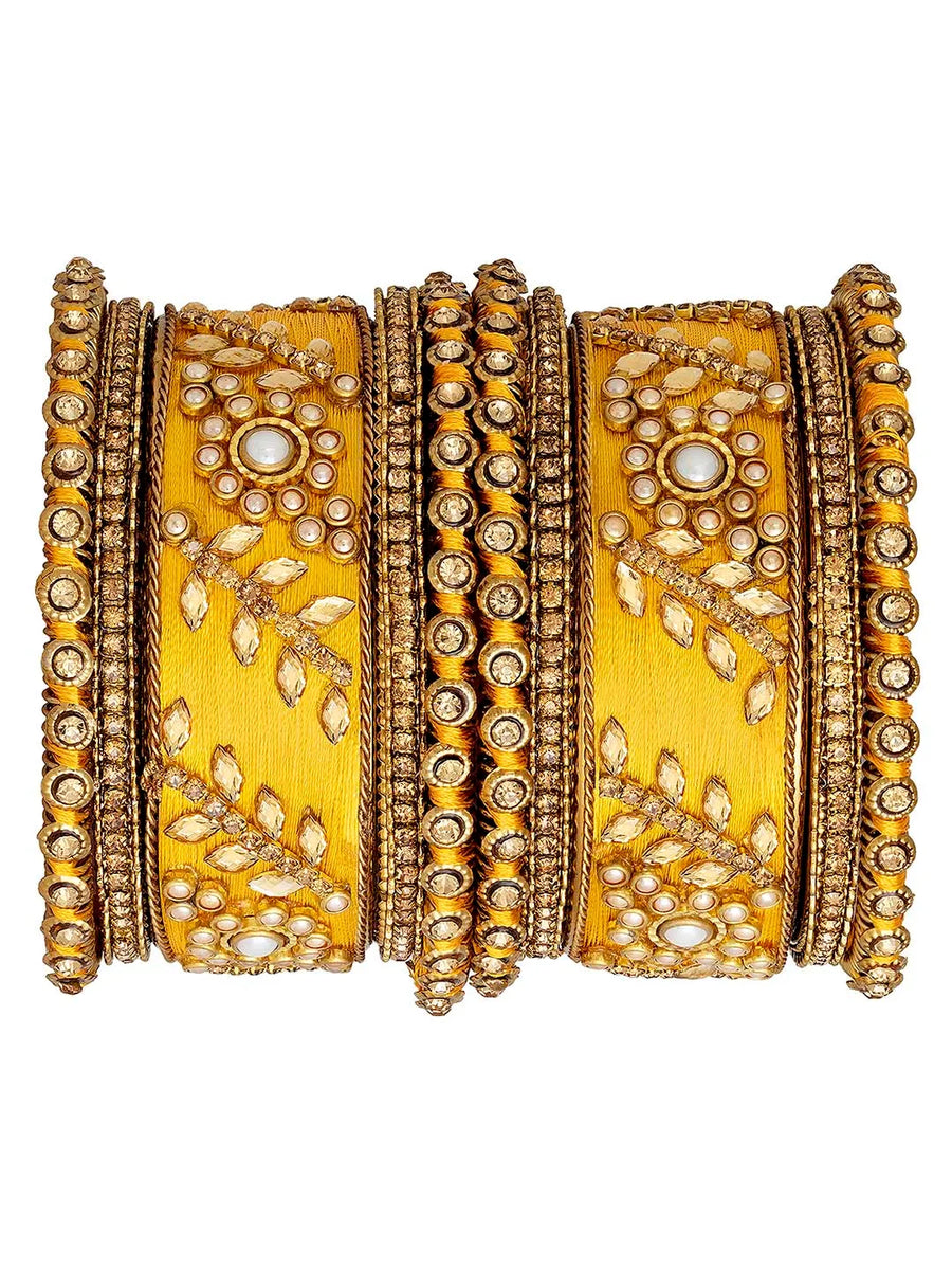 Exquisite Kundan Bangles | Peora Jewellery - Traditional Elegance