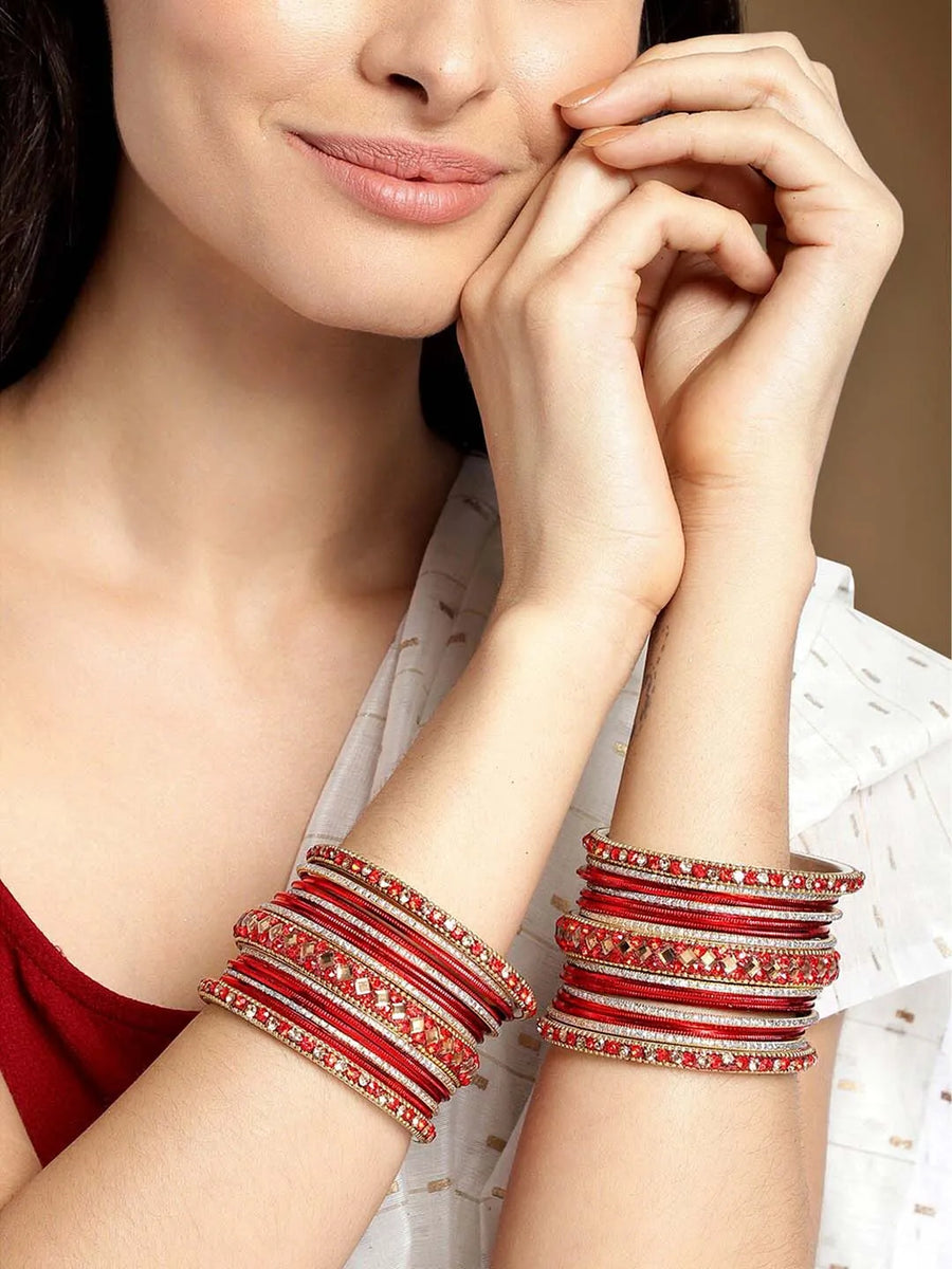 Metal Bangles Set | Peora Jewellery - Premium Stackable Designs