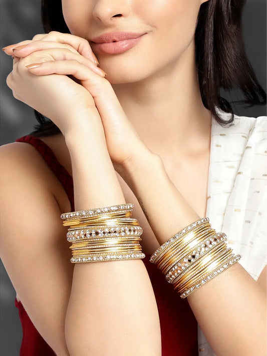 Metal Bangles Set | Peora Jewellery - Premium Stackable Designs