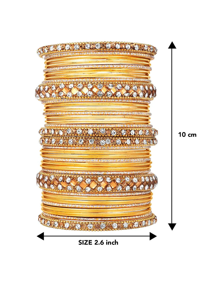 Metal Bangles Set | Peora Jewellery - Premium Stackable Designs