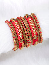 Maroon Empress Luxury Bangle Set