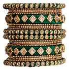 Handmade Silk Thread Bangles Set