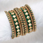Handmade Silk Thread Bangles Set