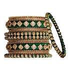 Handmade Silk Thread Bangles Set