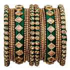 Handmade Silk Thread Bangles Set