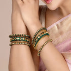 Handmade Silk Thread Bangles Set