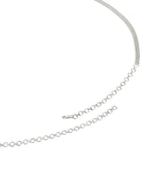 Drop Waist Belt with Silver Shine