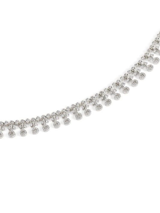 Gleaming Circular Stone Waist Chain