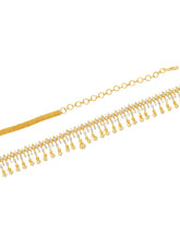 Delicate Fringe CZ & Gold Plated Belly Chain