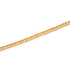 Heritage Leaf Gold Plated Belly Chain