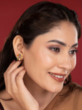 Vibrant Stone Studded Stud Earrings