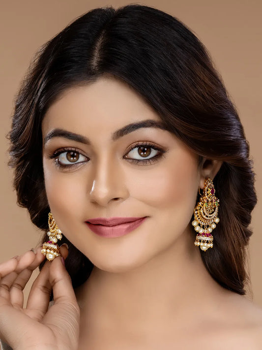 Bridal Statement Jhumka Earrings