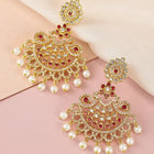 Pearl Drop Royal Festive Earrings