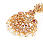 Pearl Drop Royal Festive Earrings