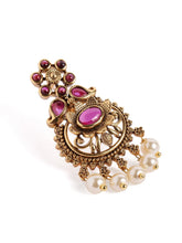 Heritage Floral Motif Dangler Earrings