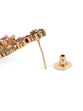 Heritage Floral Motif Dangler Earrings