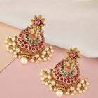 Handcrafted Temple Style Dangle Earrings