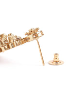 Temple Inspired Peacock Motif Earrings