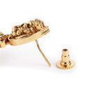 Divine Laxmi Temple Inspired Earrings - Rani Pink