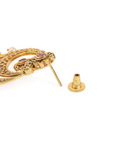 Royal  CZ Pearl Chandbali Earrings