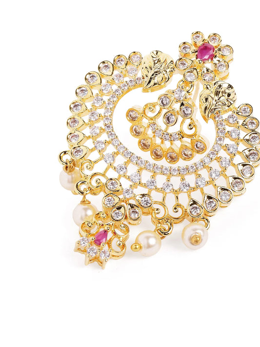 Royal Pearl Drop Traditional Earrings